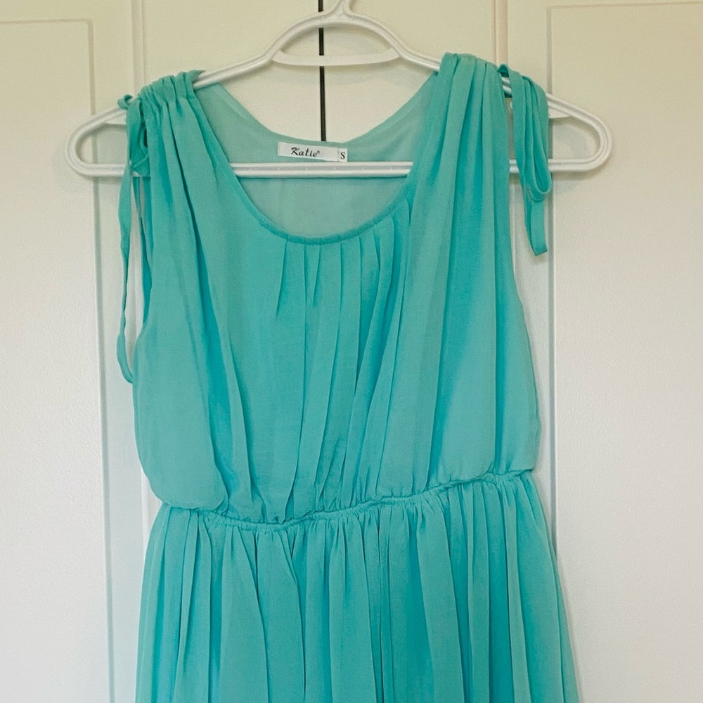 Katie Dress teal color Size S